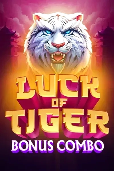 Luck of Tiger slot game with white tiger and bonus combo offer